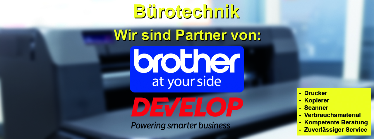 Bürotechnik von Brother und Develop